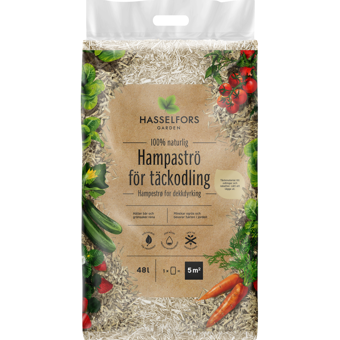 Hampaströ, 48 litraa, 48 kpl, Apupakkaus