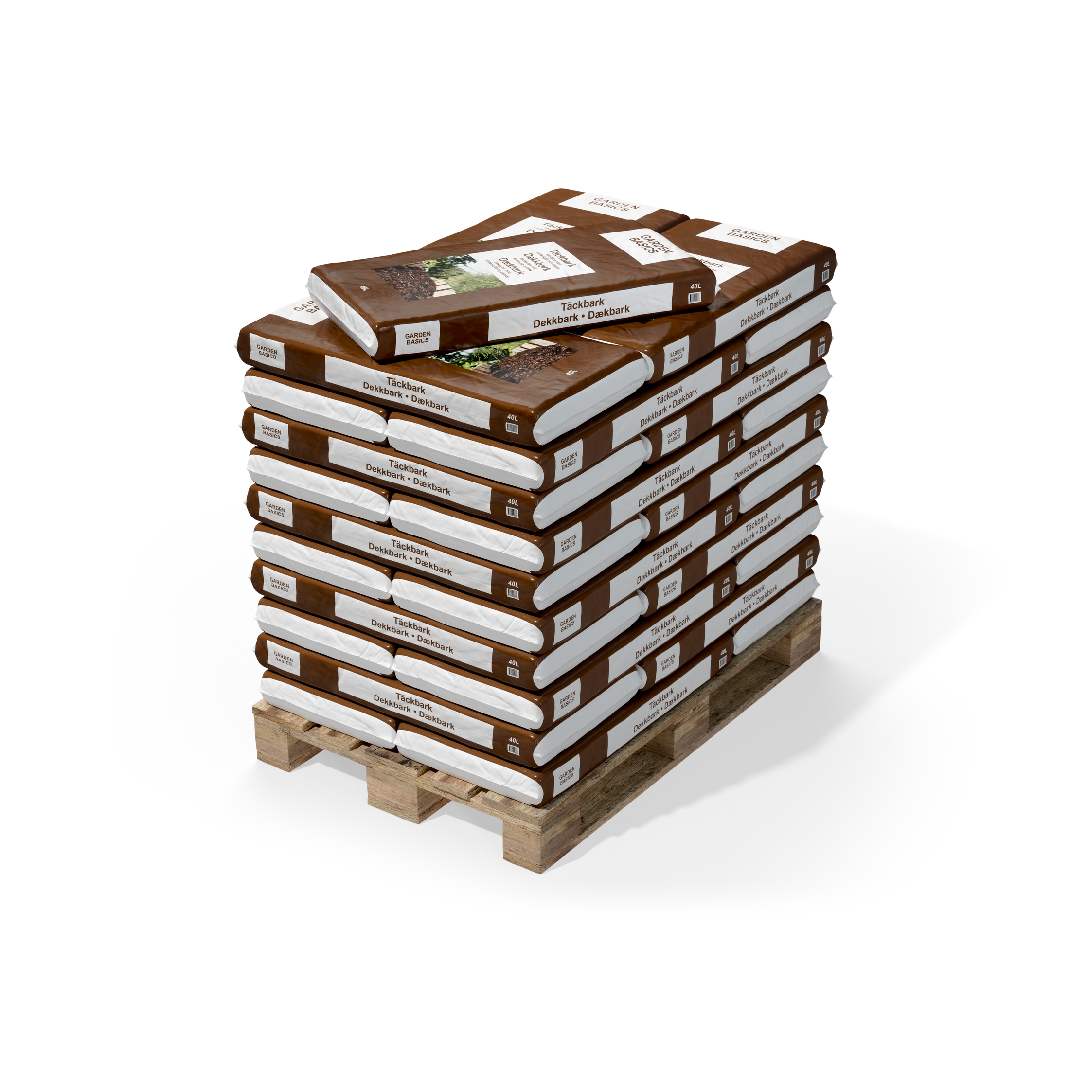 Hasselfors garden basic kuorike 40 litraa, HelPall