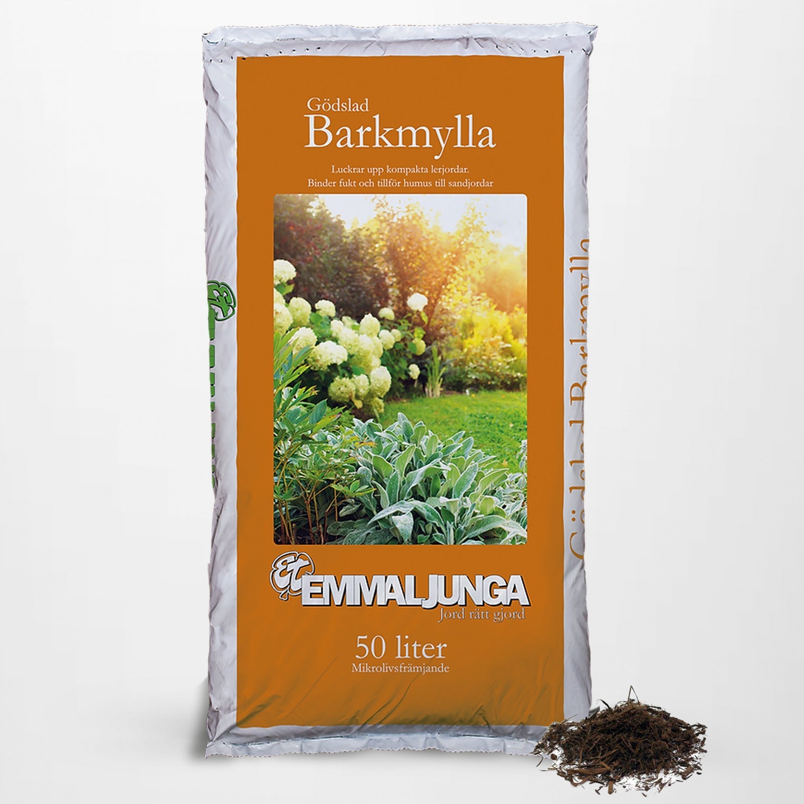 Emmaljunga Gödslad Barkmylla 50L - Helpall 39kpl