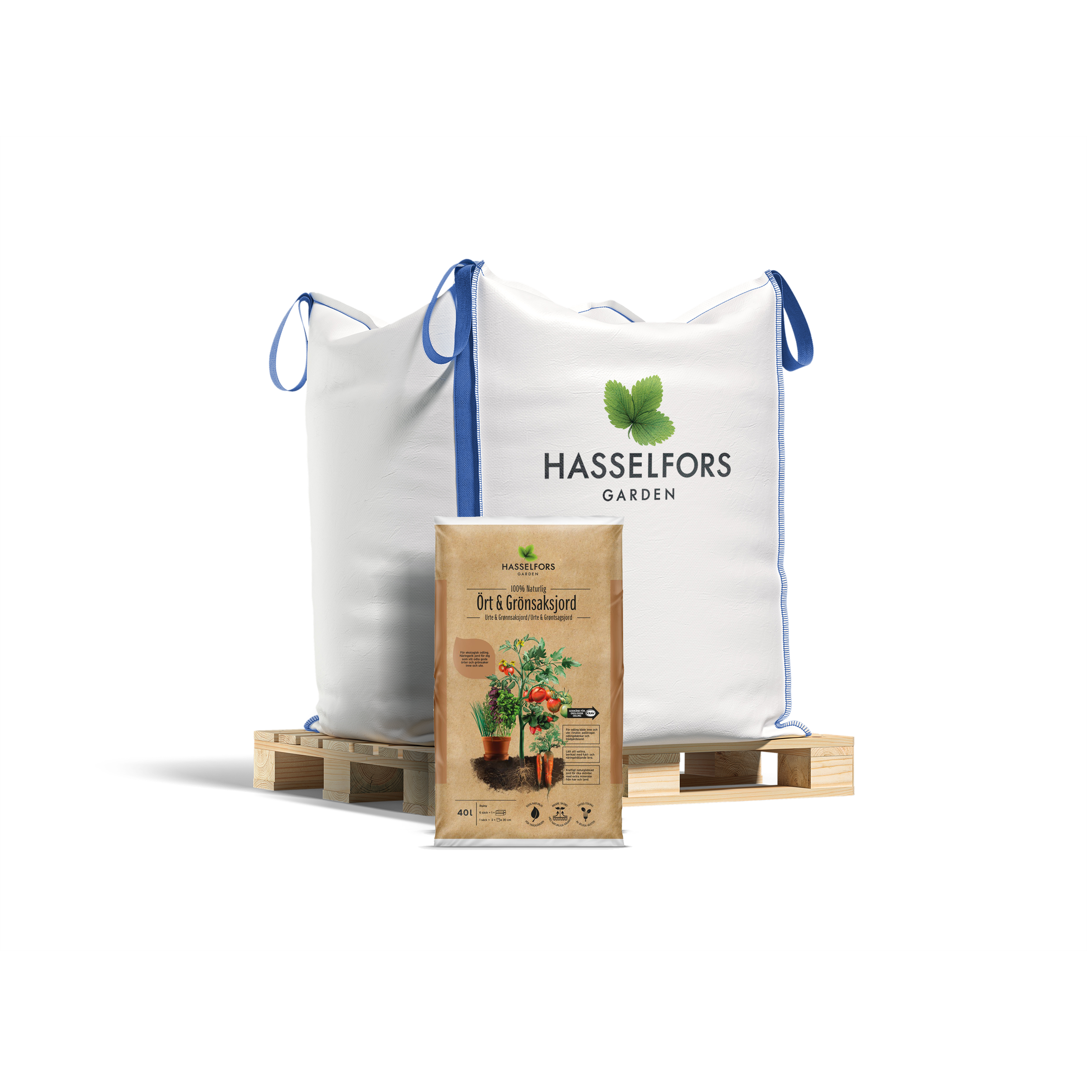 Hasselfors Vihannesmultaa, 1500 litraa, Suursäkki