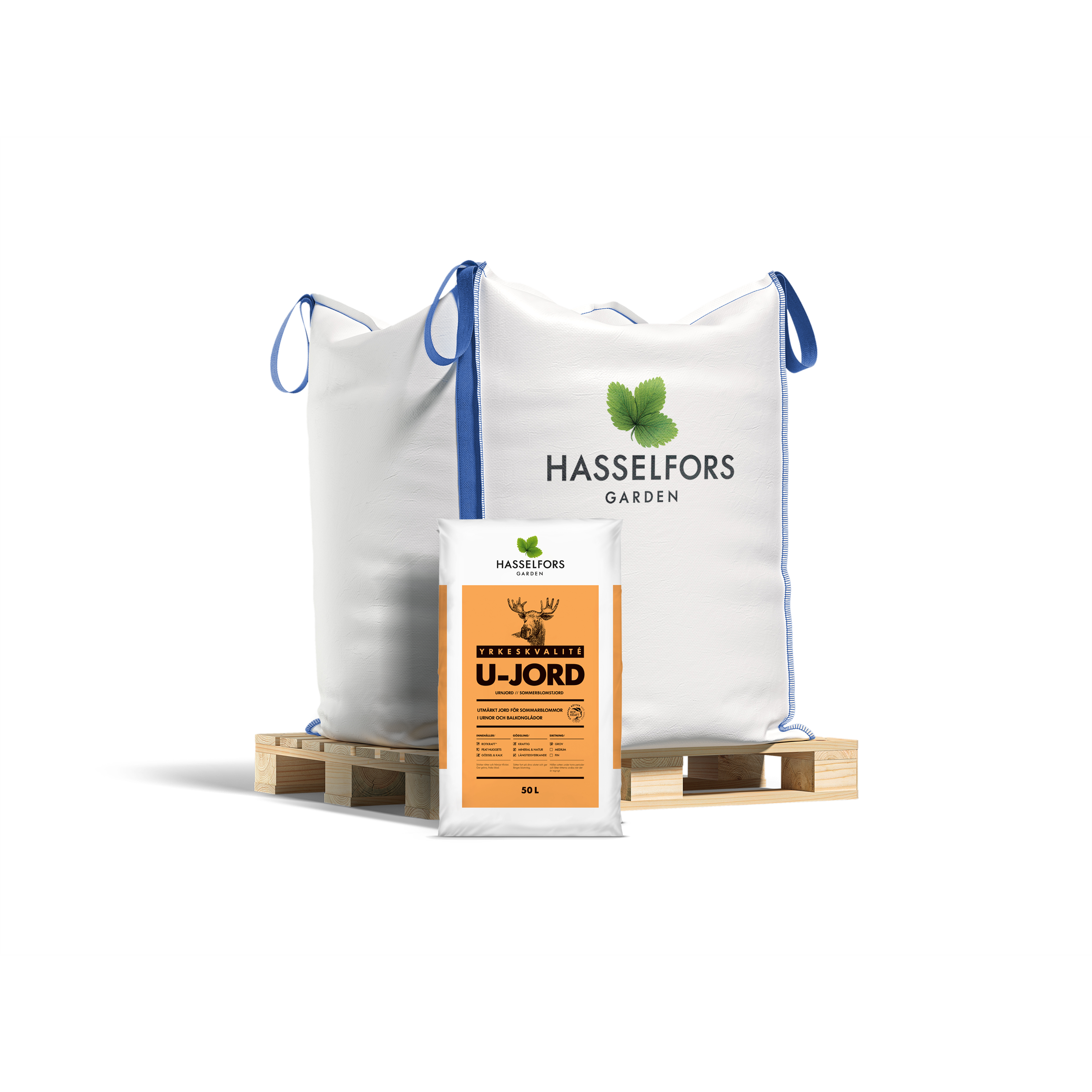 Hasselfors U-maaperä, 1500 litraa, Suursäkki