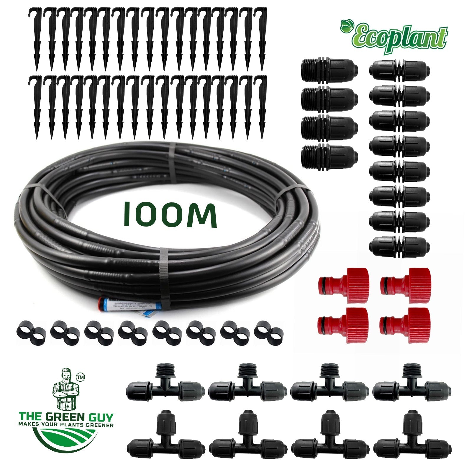 Droppivarsi, 100 metri, Aloituspaketti - Ilmainen toimitus » Ecoplant