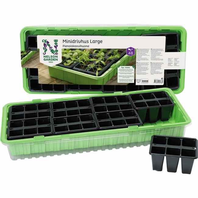 Minikasvihuoneen ruukkuinsertit Suuri