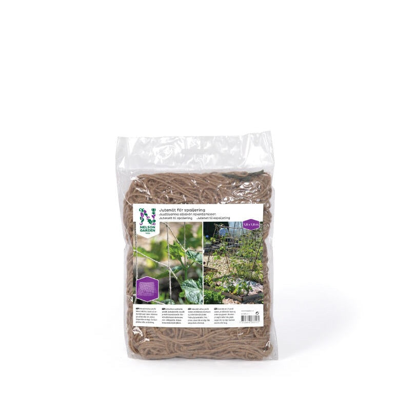 Spaljeringsnät jute 1,8x1,8 m m