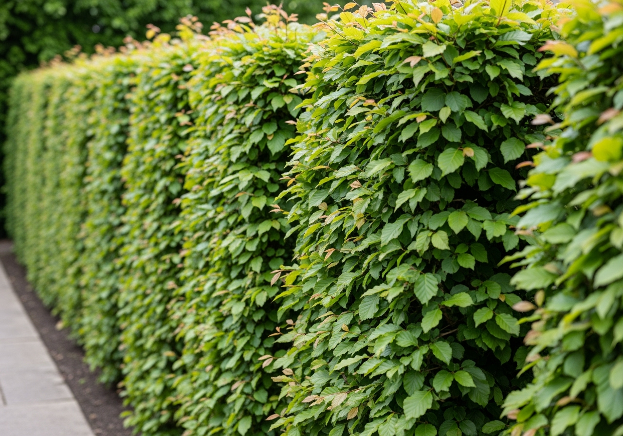 Pensasaitakasvit lehdillä