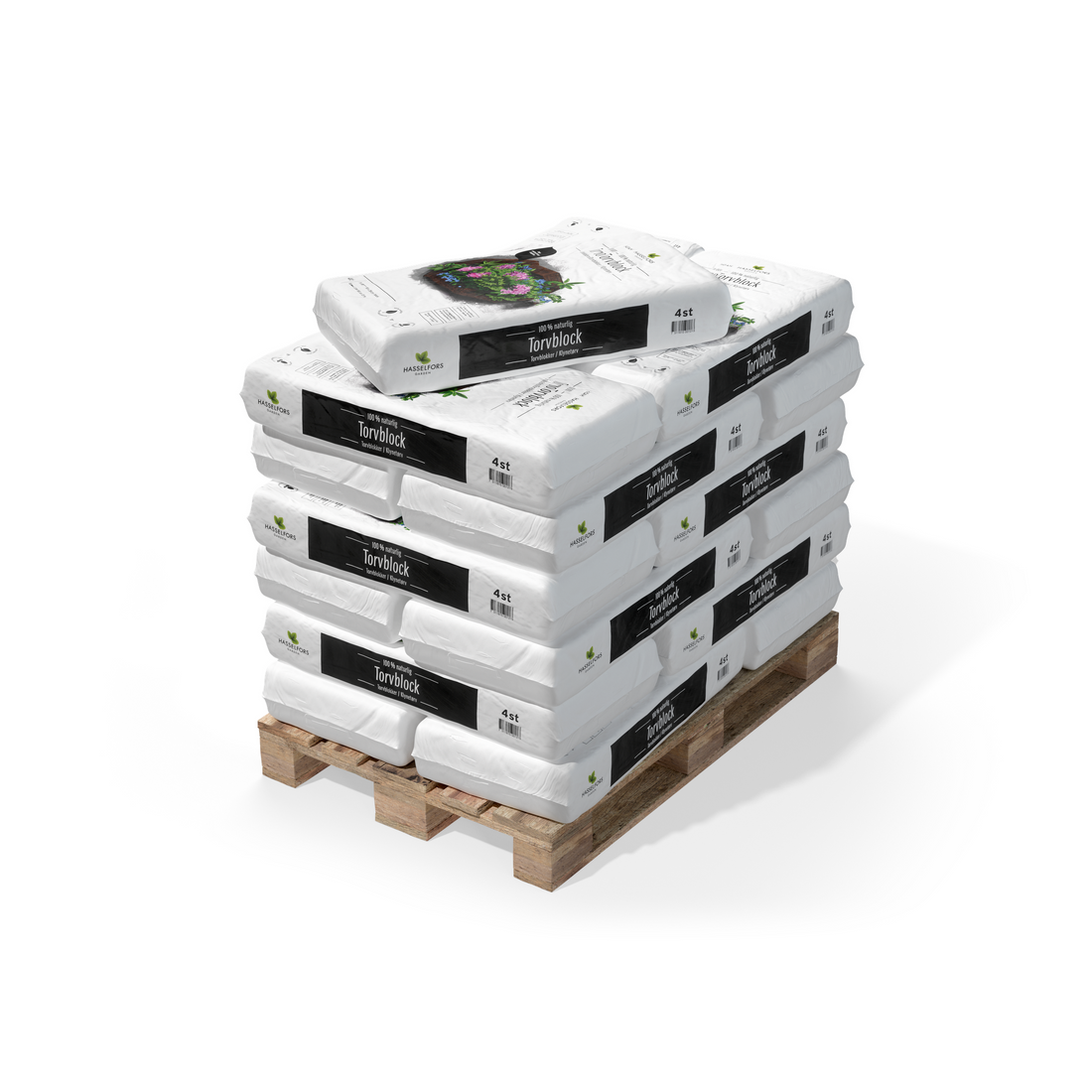 Hasselfors turvepalat, palat, 24kpl, Helpall