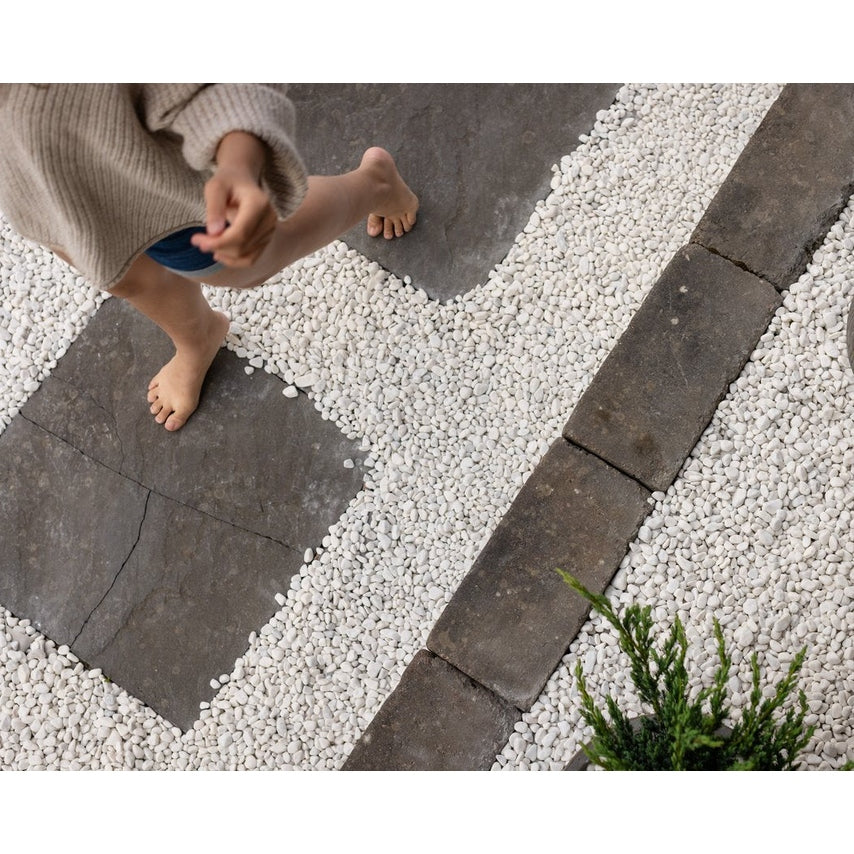 Dekoratiivinen kivi Valkoinen Dolomiitti 25-40mm, 500kg, 50kpl, Puolipaketti