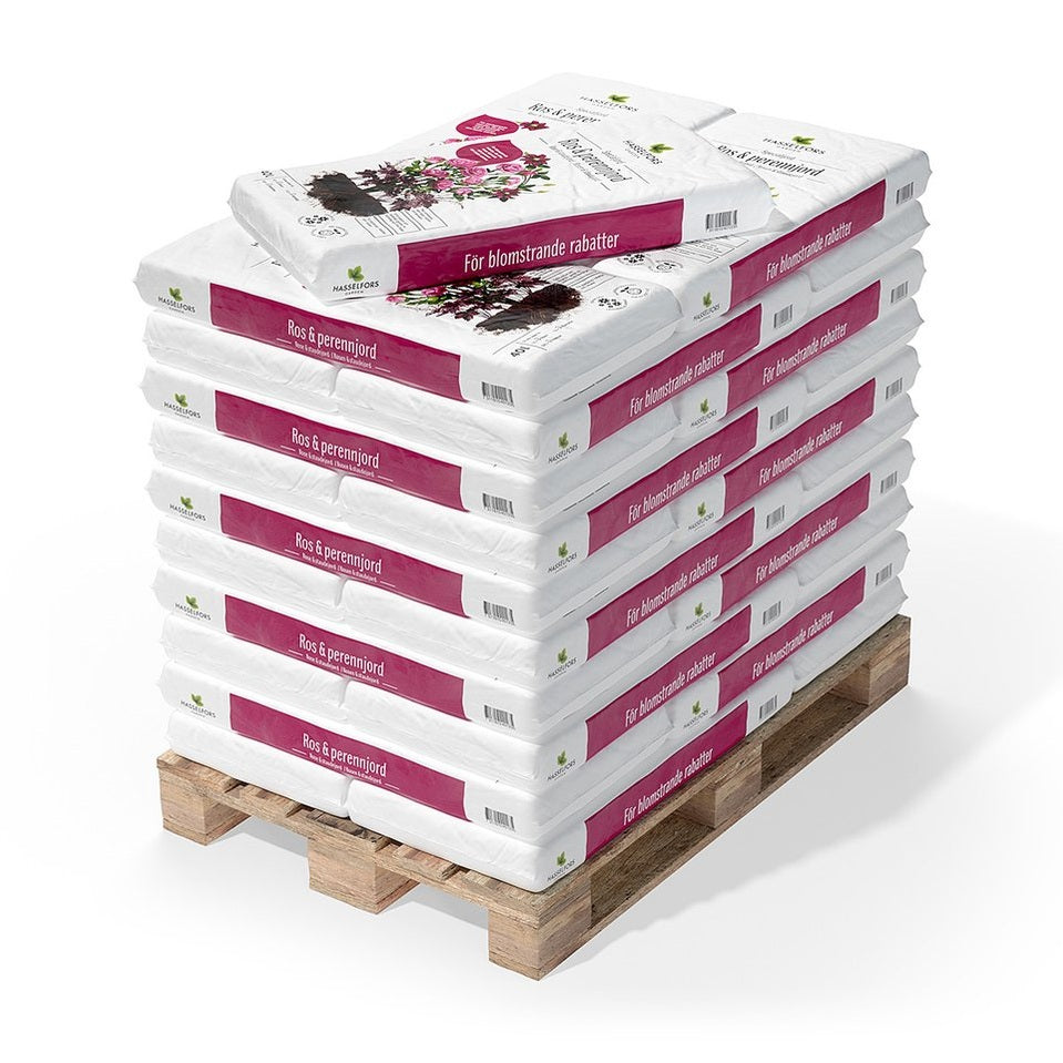Hasselfors Ruusu- ja perennamulta, 40 litraa, 48 kpl, Apupaketti