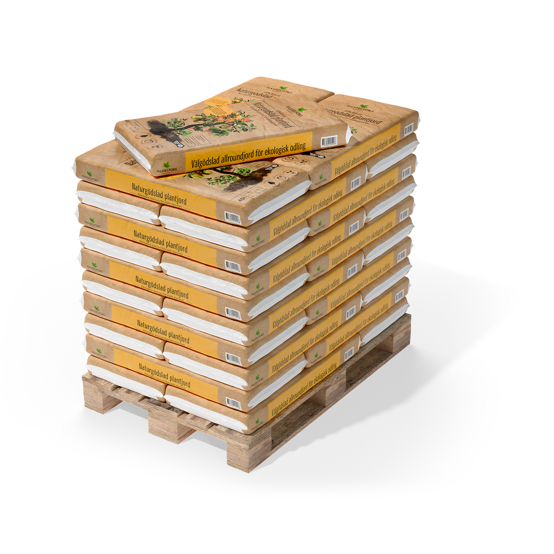 Hasselfors luonnonlannoitettu kasvualusta 40 litraa, 51kpl, Apupakkaus
