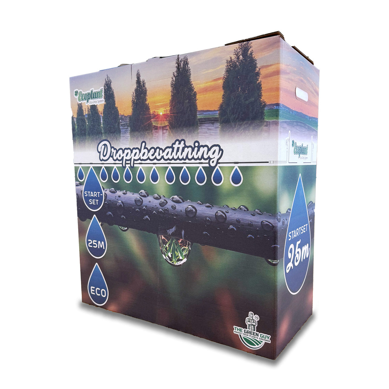 Droppivarsi, 25 metri, Aloituspaketti - Ilmainen toimitus » Ecoplant