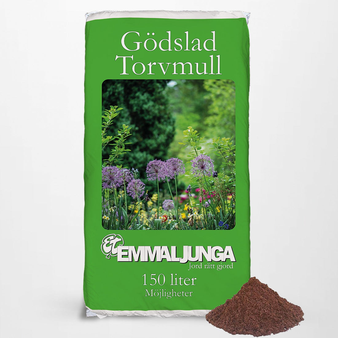 Emmaljunga Gödslad Torvmull 150L - Apupakkaus 24kpl