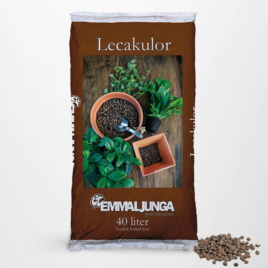 Emmaljunga Lecakulor 40L - Helpall 30kpl