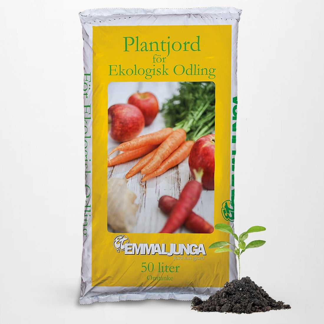 Emmaljunga Kasvimaa Ekologiseen viljelyyn 50L - Apupakkaus 39kpl
