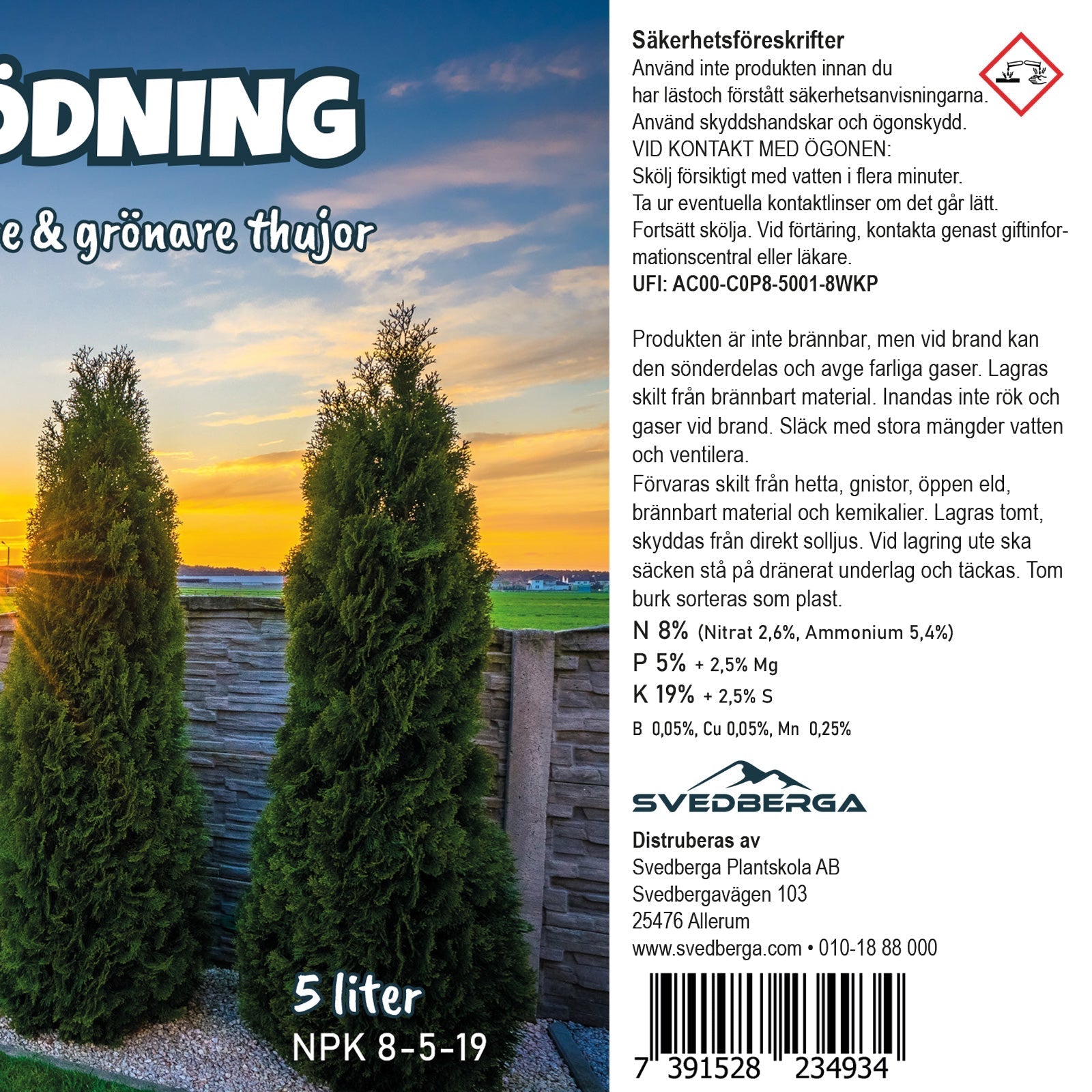 Tuijaravinne 5 litraa ∼ 6kg, Ilmainen toimitus.